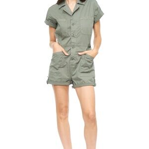 Pistola Olive Green Utility Romper